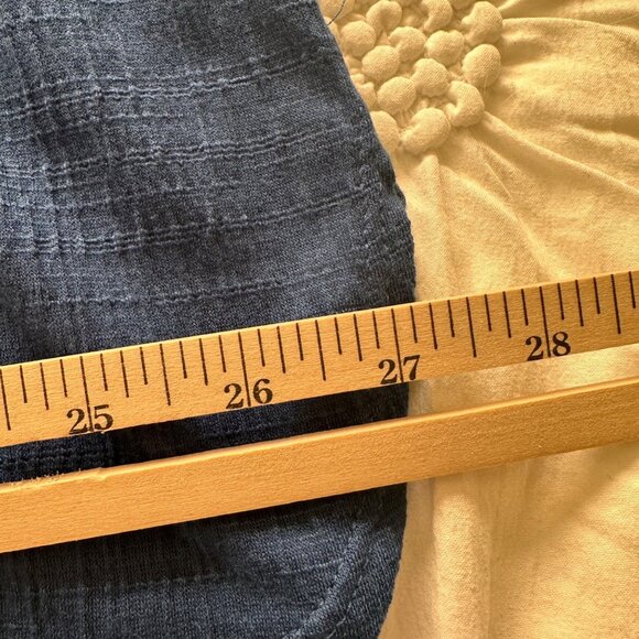 Max Studio London Womens SZ 3X Blue Top Ruffle Sleeves V-Neck Coquette Fairy - Picture 7 of 9